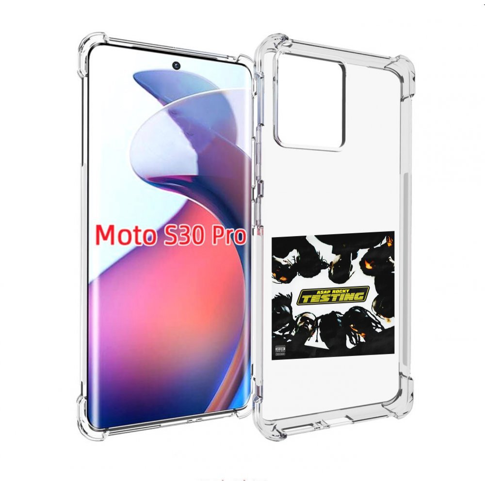 

Чехол MyPads ASAP Rocky - TESTING для Motorola Moto S30 Pro, Прозрачный, Tocco