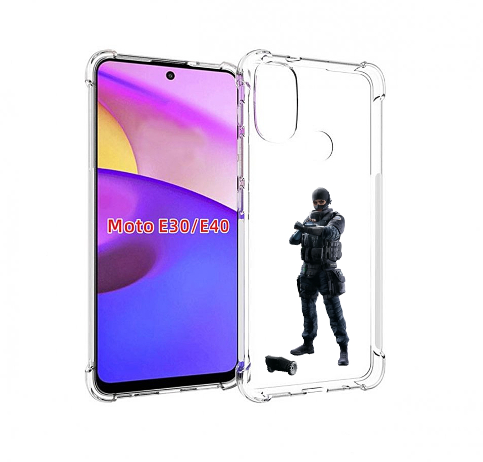 

Чехол бампер MyPads Tom-Clancy's-Rainbow-Six-1 для Motorola Moto, Прозрачный, Tocco
