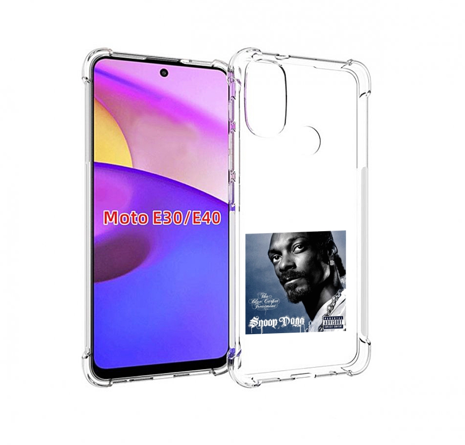 

Чехол Бампер Mypads Snoop Dogg Tha Blue Carpet Treatment Для Mot, Прозрачный, Tocco