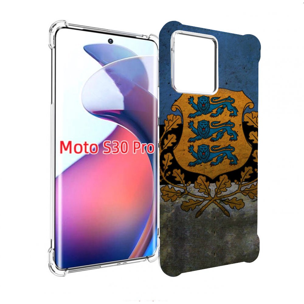 

Чехол MyPads герб флаг эстонии для Motorola Moto S30 Pro, Прозрачный, Tocco
