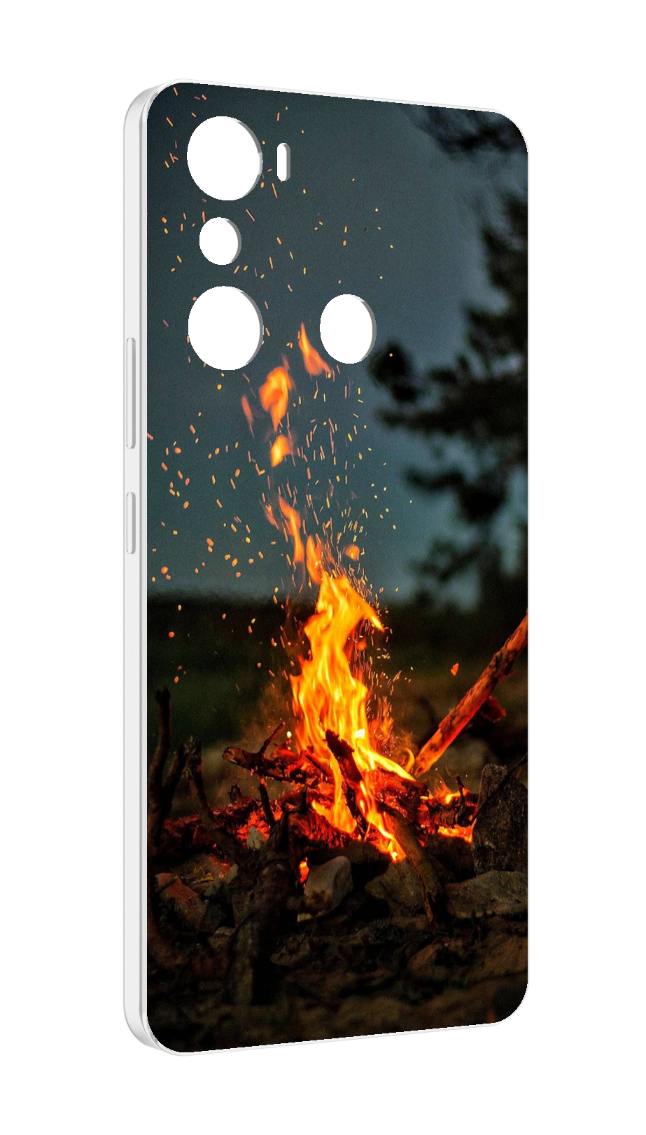 

Чехол MyPads Костер-ночное-небо для Infinix Hot 20i, Прозрачный, Tocco