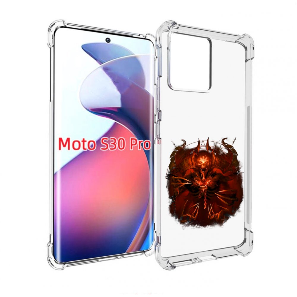 

Чехол MyPads яркий демон для Motorola Moto S30 Pro, Прозрачный, Tocco