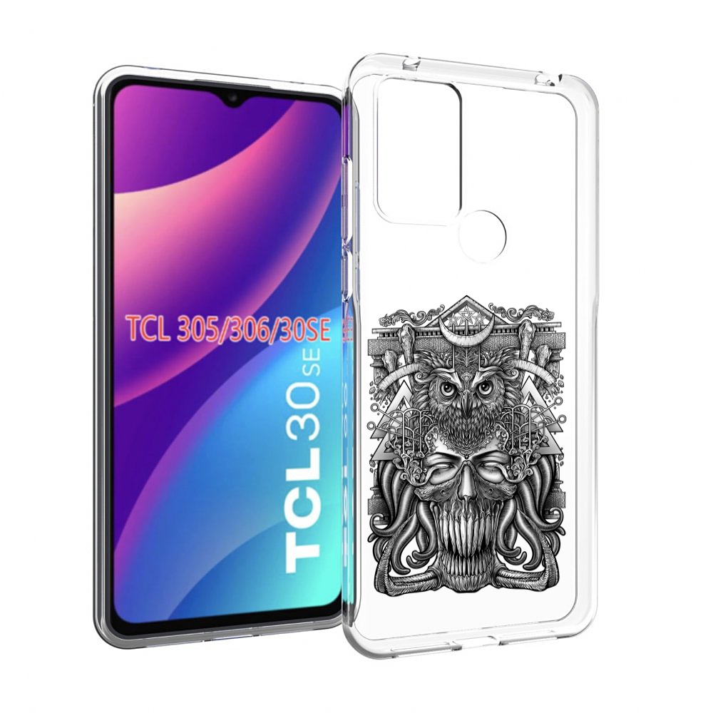

Чехол MyPads зубастая сова для TCL 30SE/305/306/30E, Tocco
