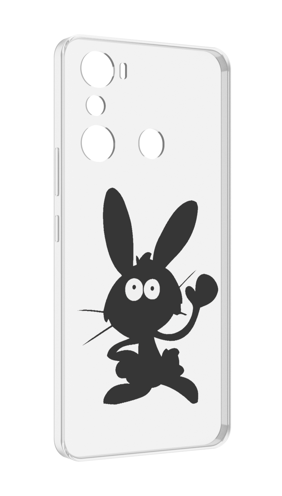 

Чехол MyPads Заяц для Infinix Hot 20i, Прозрачный, Tocco