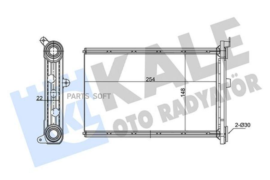 

KALE Радиатор отопителя BMW 1 3 X1 X3 X4 HEATER