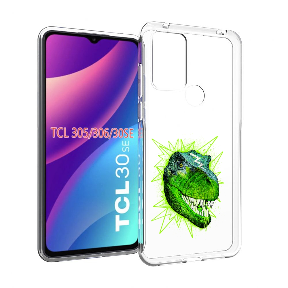 

Чехол MyPads зеленый динозавр для TCL 30SE/305/306/30E, Tocco