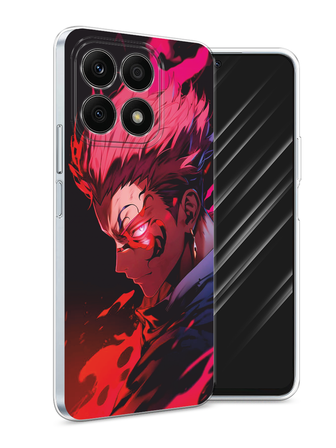 

Чехол Awog на Honor X8A "Взгляд Сукуны", Розовый;красный;черный, 6120750-1