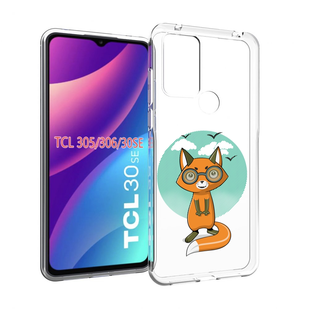 

Чехол MyPads задумчивая лиса для TCL 30SE/305/306/30E, Tocco
