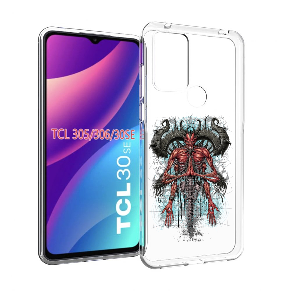 

Чехол MyPads дьявол для TCL 30SE/305/306/30E, Tocco