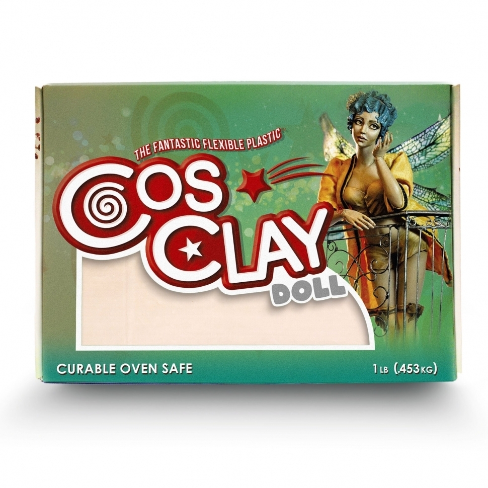 

Гибкая полимерная глина Cosclay Doll, Faerie Light, 4х53г, Бежевый, Полимерная глина
