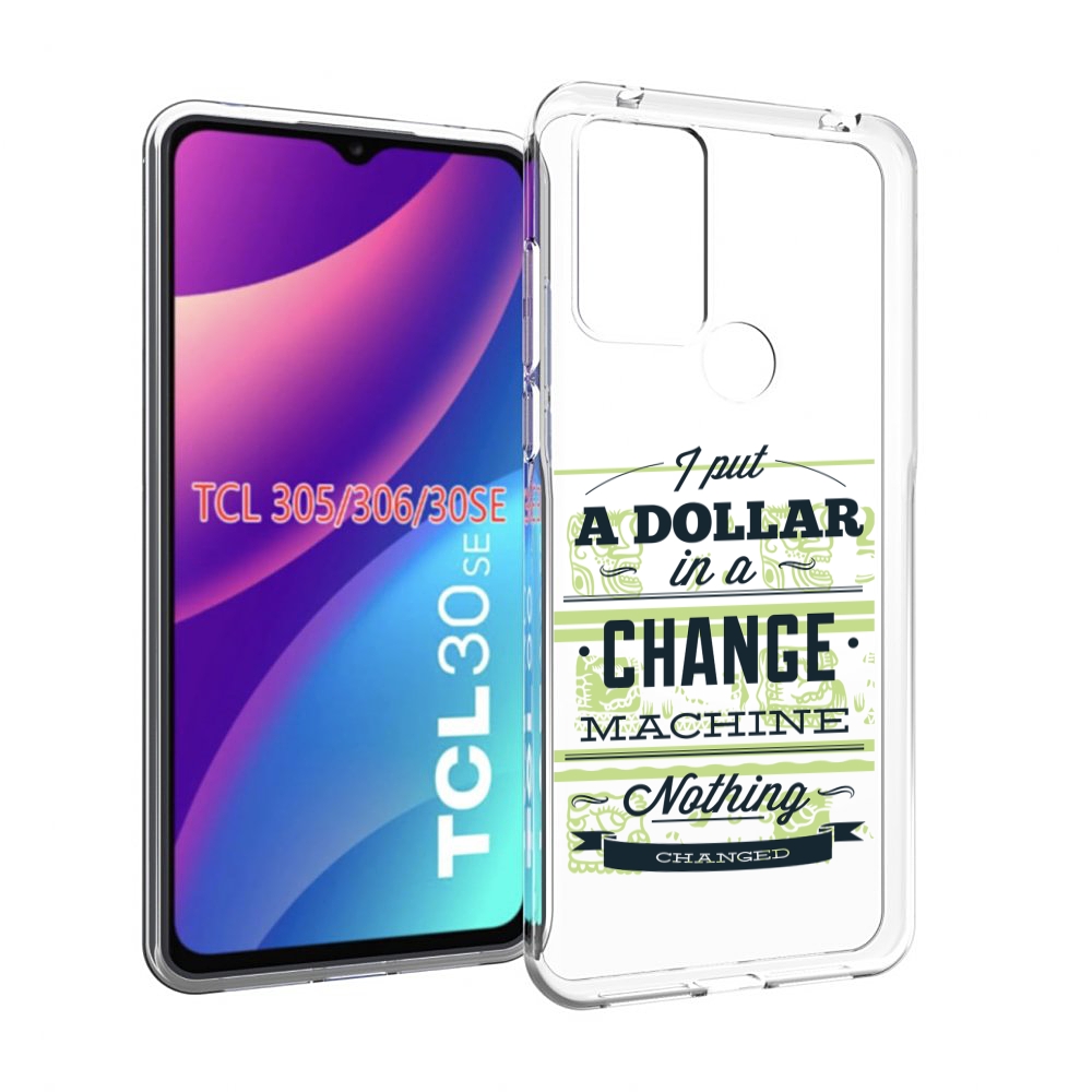 

Чехол MyPads доллар надпись для TCL 30SE/305/306/30E, Tocco