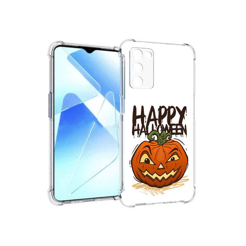 

Чехол MyPads Tocco для Infinix Zero X Pro Хэллоуин счастливый, Прозрачный, Tocco