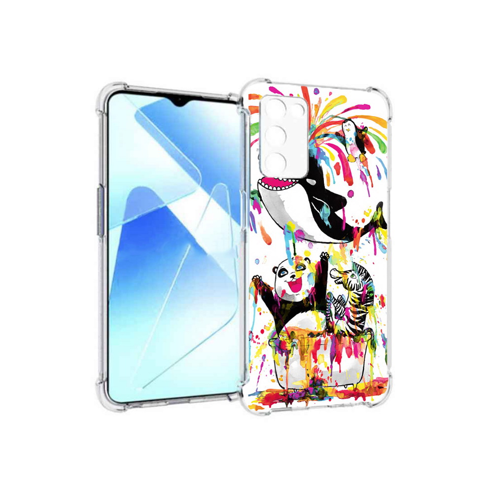 

Чехол MyPads Tocco для Infinix Zero X Pro Хиппи кит, Прозрачный, Tocco