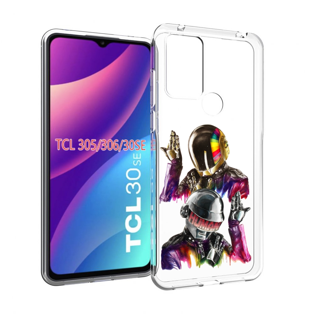 Чехол MyPads диско космонавты для TCL 30SE/305/306/30E