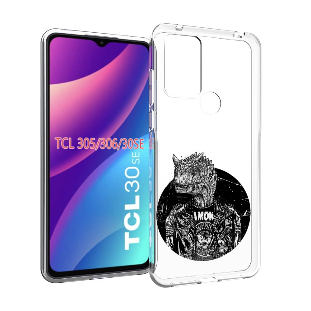 

Чехол MyPads динозавр в куртке для TCL 30SE/305/306/30E, Tocco