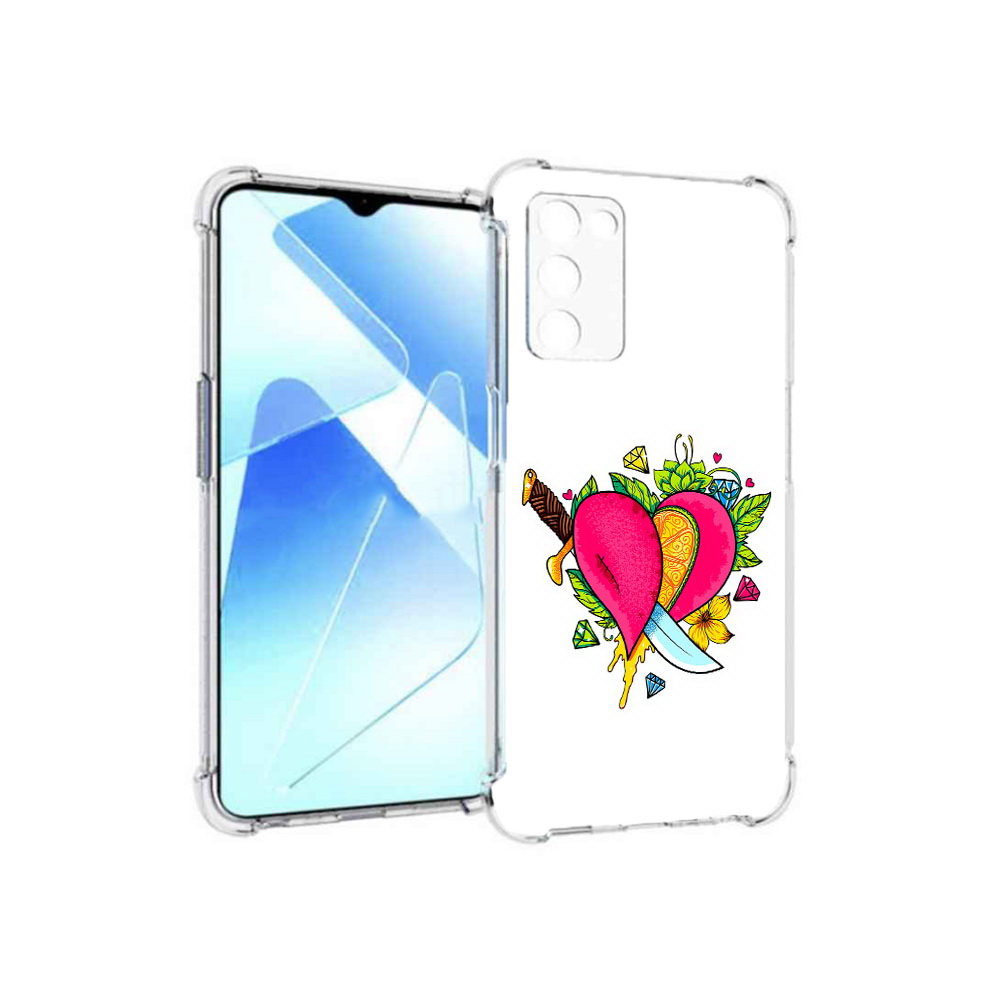 

Чехол MyPads Tocco для Infinix Zero X Pro Фруктовое сердце, Прозрачный, Tocco