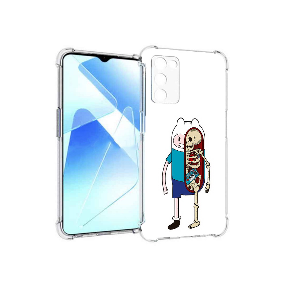 

Чехол MyPads Tocco для Infinix Zero X Pro Финн скелет, Прозрачный, Tocco