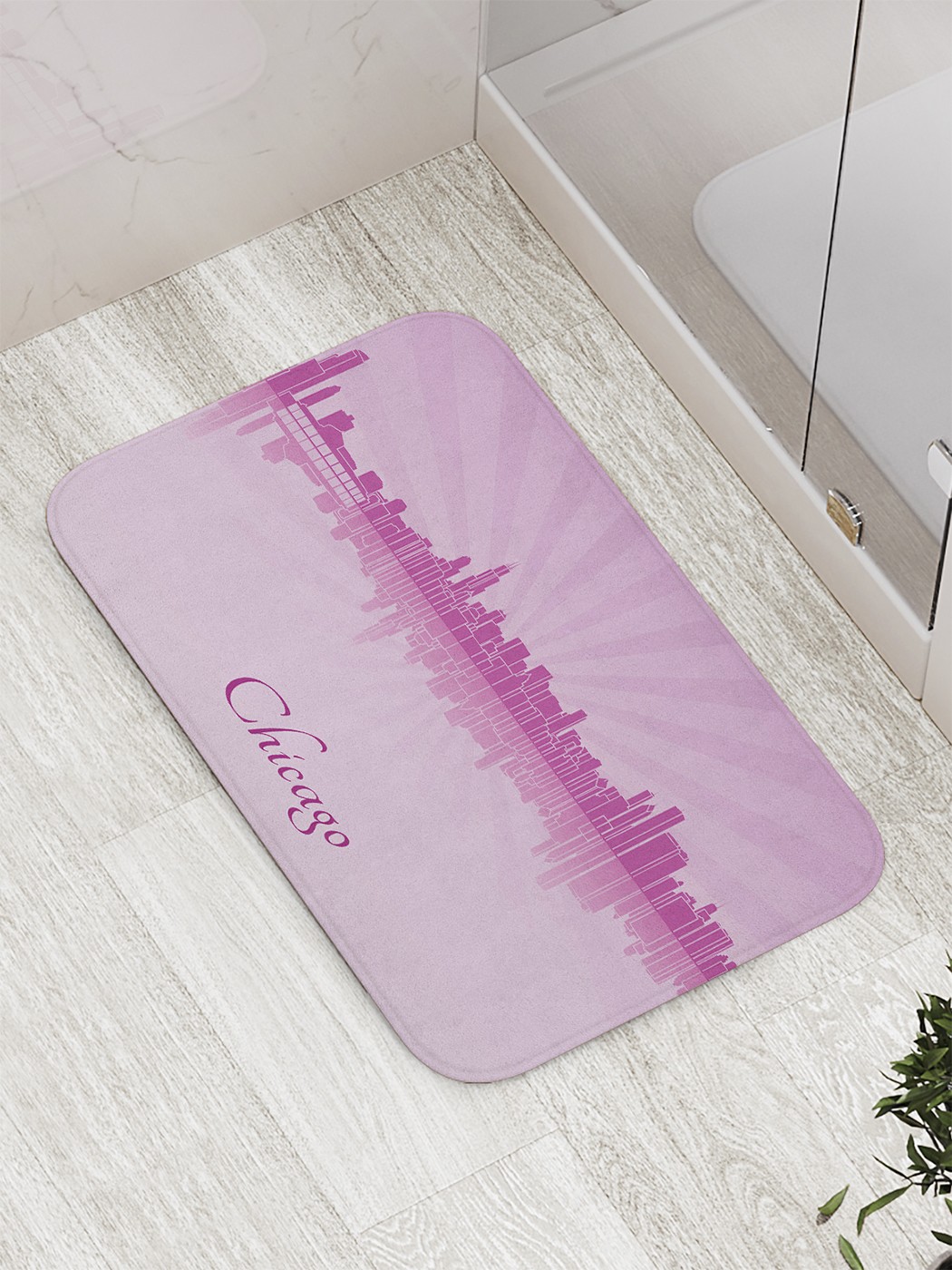 

Коврик противоскользящий для ванной, сауны, бассейна, 77х52 см bath_60419 JoyArty