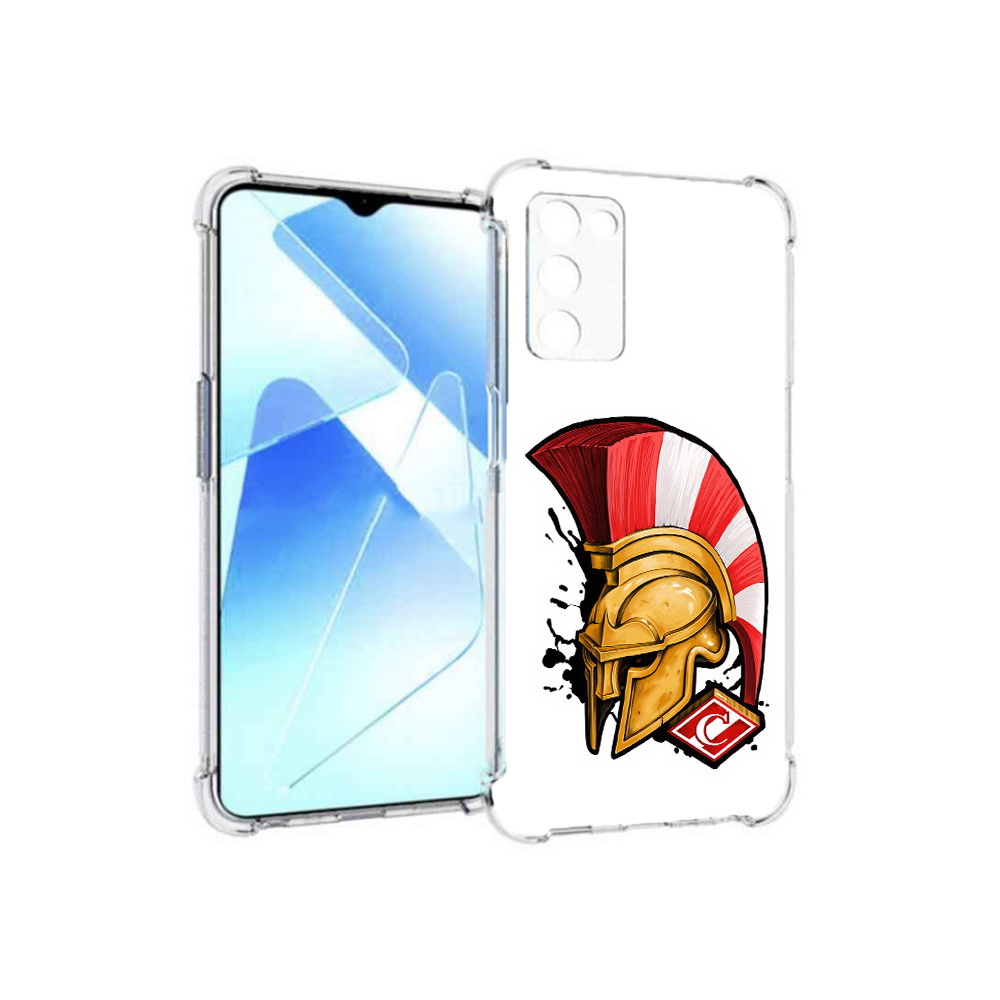 

Чехол MyPads Tocco для Infinix Zero X Pro ФК спартак шлем, Прозрачный, Tocco