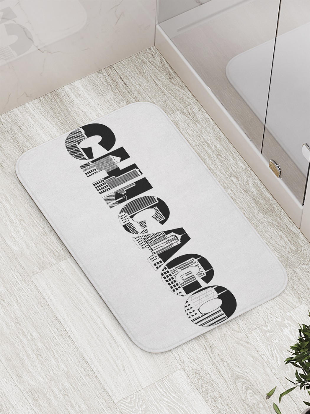 

Коврик противоскользящий для ванной, сауны, бассейна, 77х52 см bath_60417 JoyArty