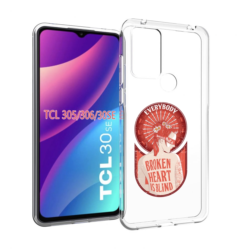

Чехол MyPads девушка разбитое сердце для TCL 30SE/305/306/30E, Tocco