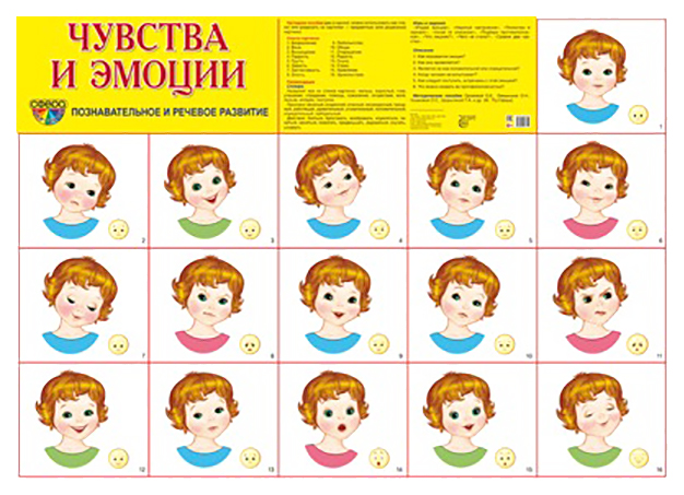 

Демонстрационный плакат "Чувства и эмоции"