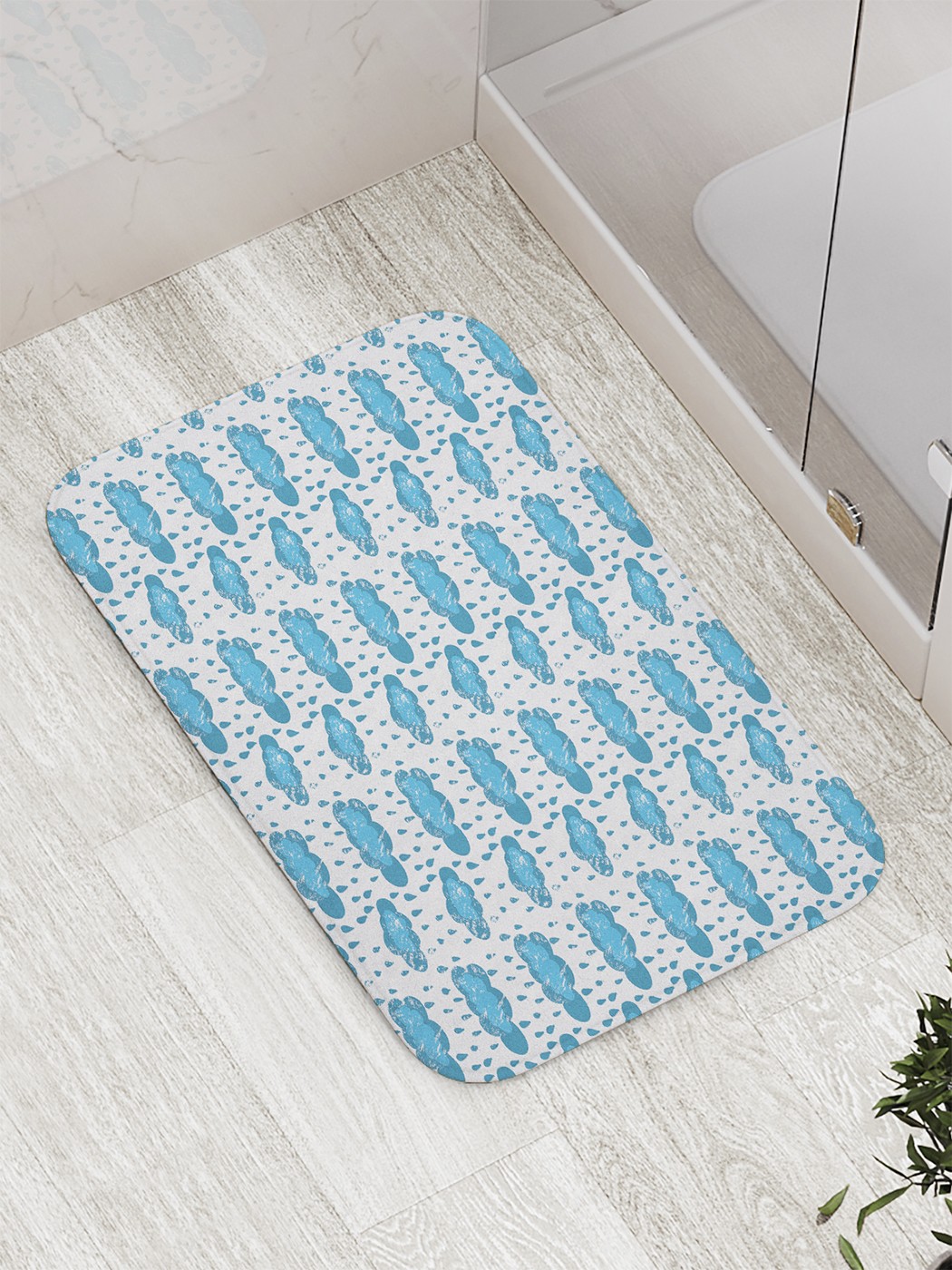 

Коврик противоскользящий для ванной, сауны, бассейна, 77х52 см bath_60409 JoyArty