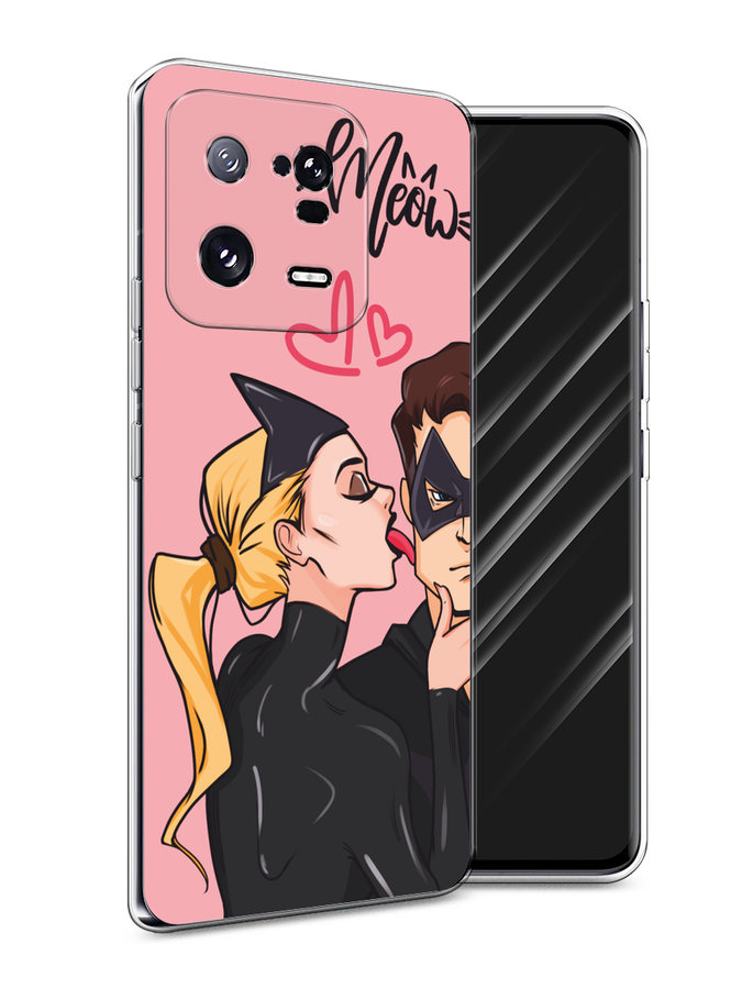 

Чехол Awog на Xiaomi 13 Pro 5G "Kiss of Cat Woman", Розовый;черный;бежевый, 317350-1