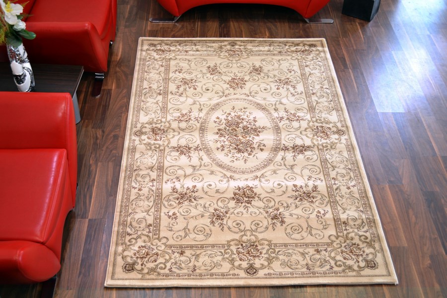 фото Ковер nova 3547a прямой кремовый 80x150 sofia rugs