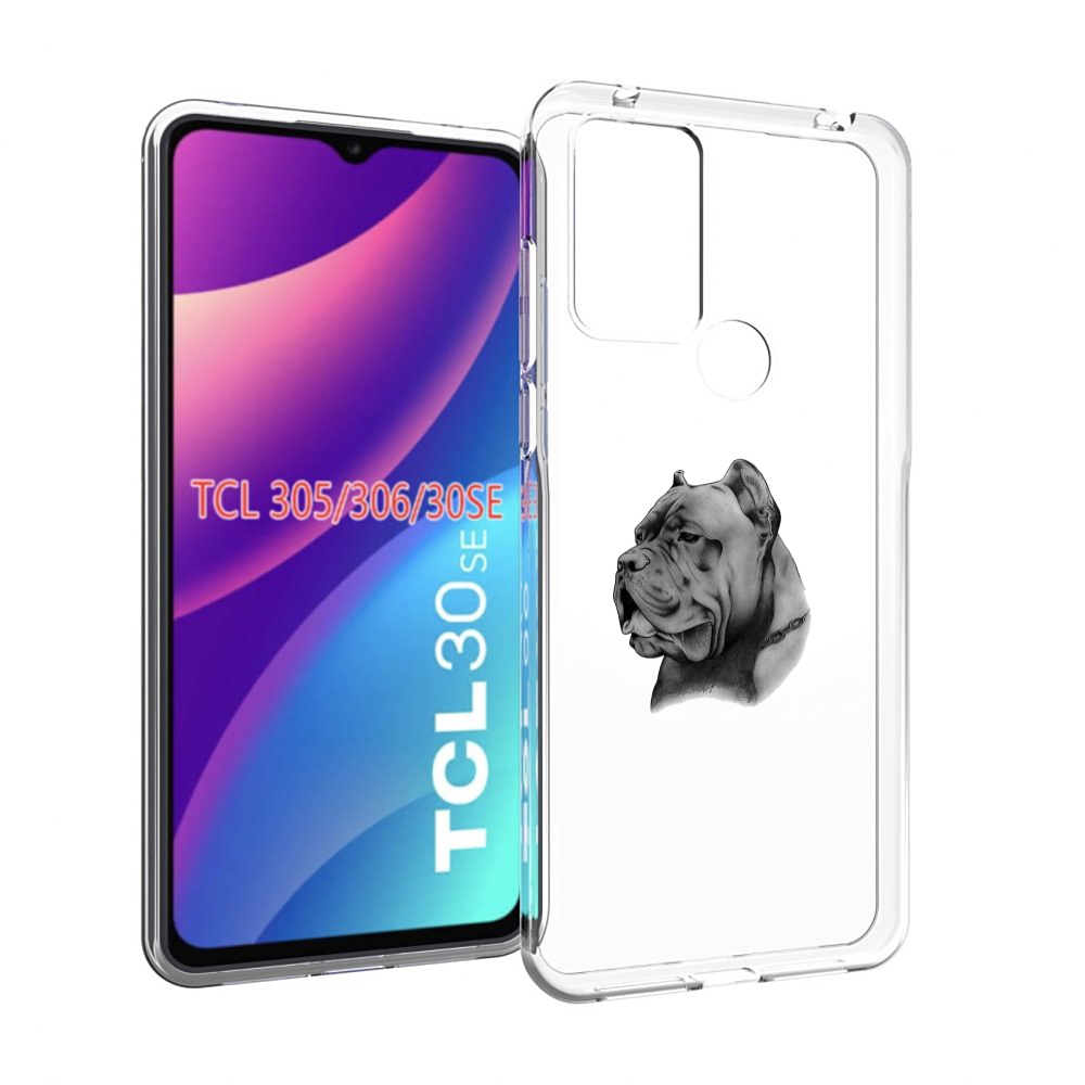 

Чехол MyPads грозный бульдог для TCL 30SE/305/306/30E, Tocco