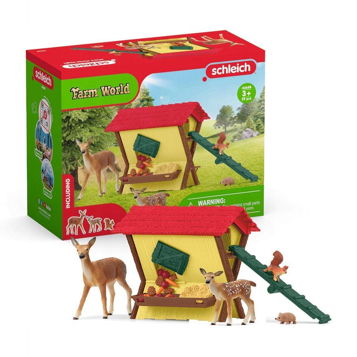 

Игровой набор Schleich Кормление лесных животных-кормушка для оленей