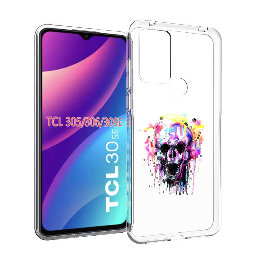 

Чехол MyPads граффити череп для TCL 30SE / TCL 305 / TCL 306 / TCL 30E, Tocco