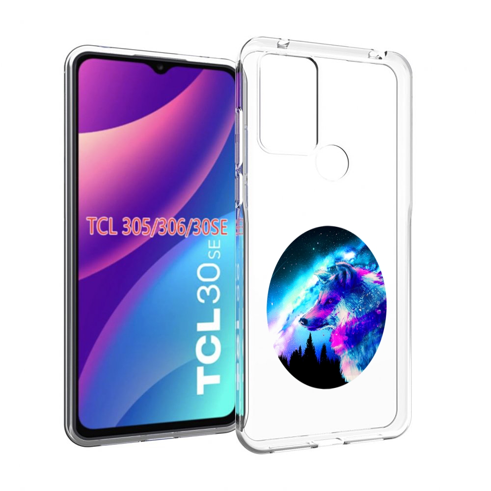 

Чехол MyPads голубой волк для TCL 30SE/305/306/30E, Tocco