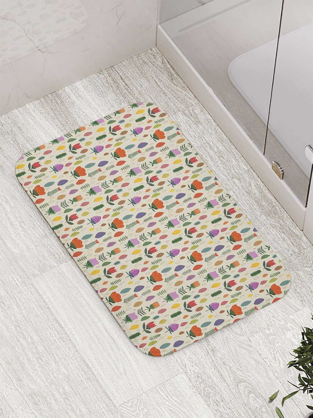 

Коврик противоскользящий для ванной, сауны, бассейна, 77х52 см bath_60385 JoyArty