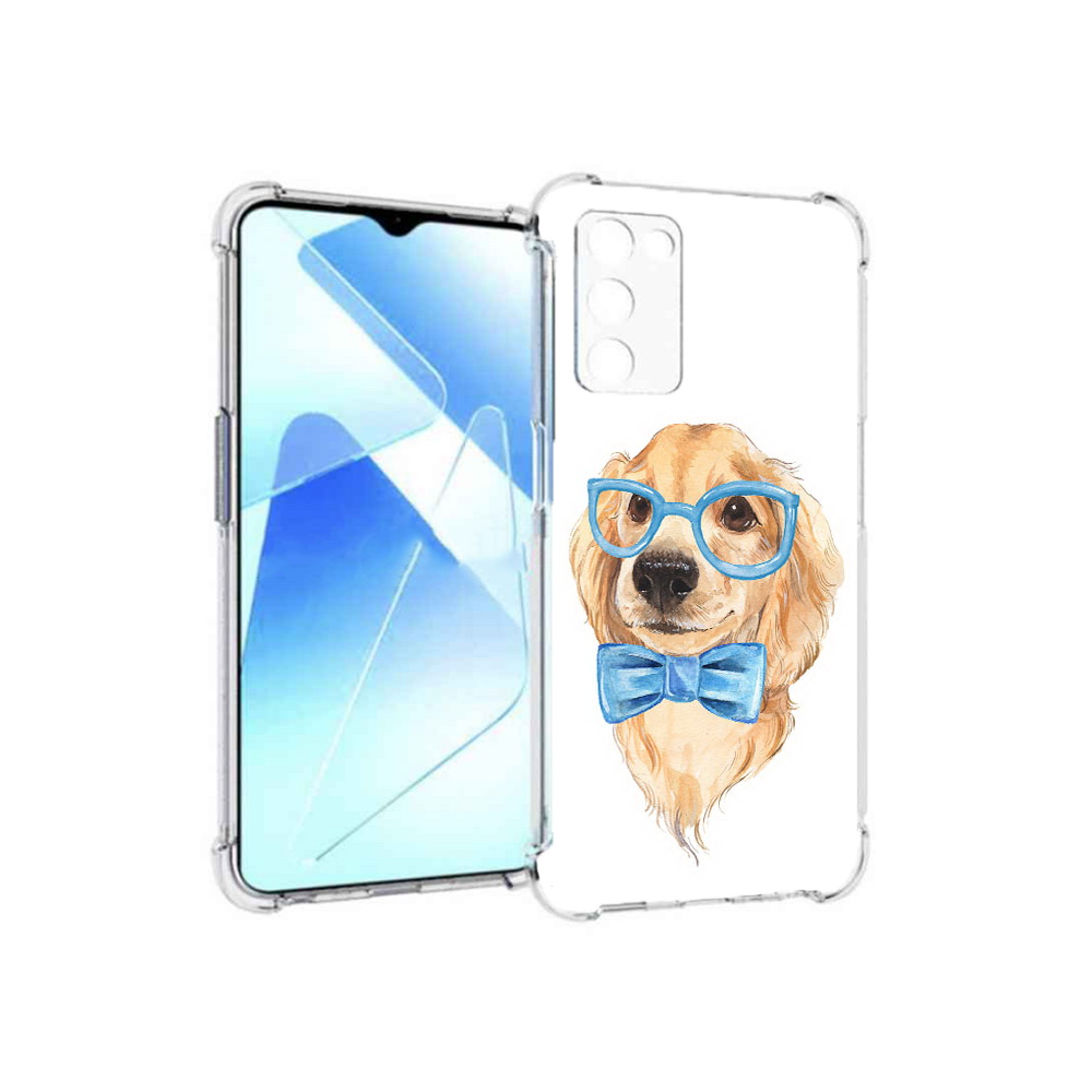 

Чехол MyPads Tocco для Infinix Zero X Pro Собака интеллигент, Прозрачный, Tocco