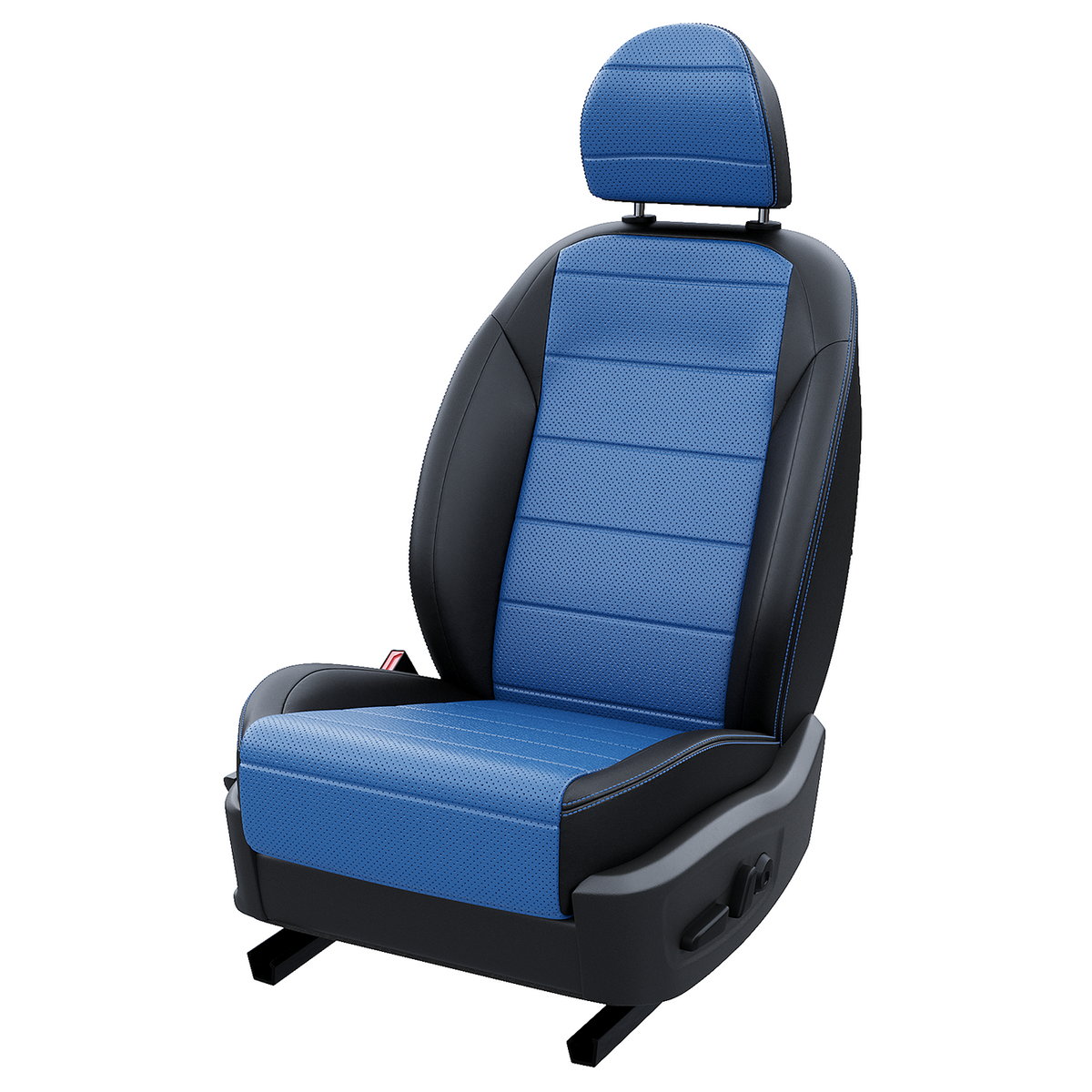 

Чехлы на сиденья АвтоЛето для Hyundai Solaris 2 2017-2022 LA11382C303 Экокожа Черный Синий, Синий;черный, LA1138