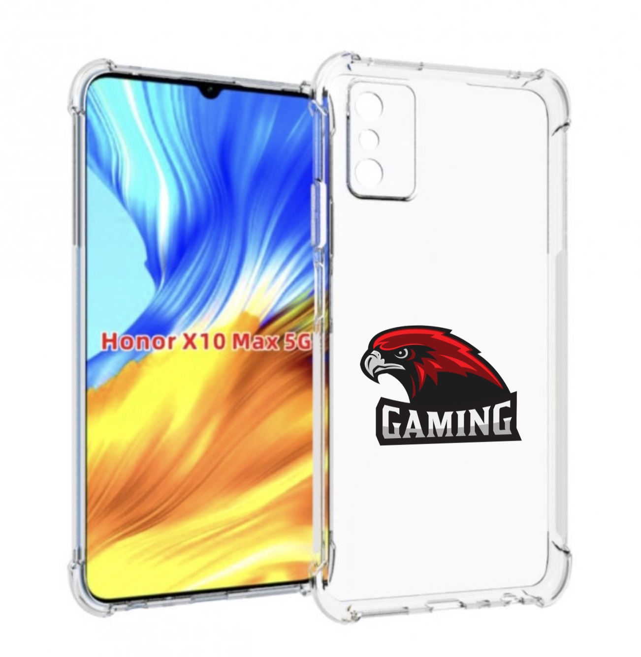 

Чехол MyPads Gaming-1 мужской для Honor X10 Max, Прозрачный, Tocco