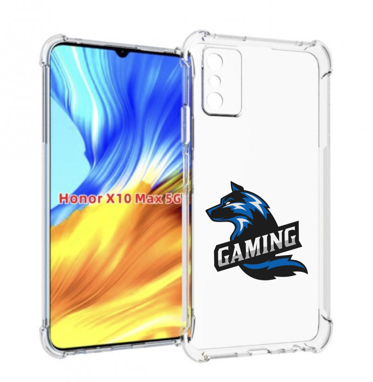 

Чехол MyPads Gaming мужской для Honor X10 Max, Прозрачный, Tocco