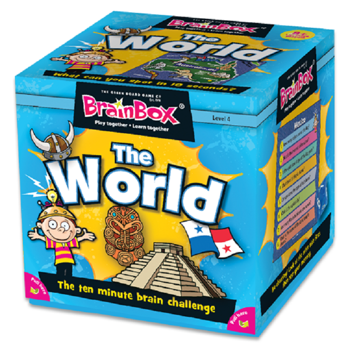 фото Семейная настольная игра brain box сундучок знаний the world brainbox