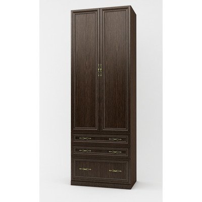 

Шкаф распашной Карлос-033 двухдверный ШxГxВ 800*540*2360 Мегамебель, Коричневый, Карлос-033
