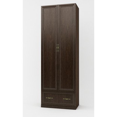 

Шкаф распашной Карлос-031 двухдверный ШxГxВ 800*540*2360 Мегамебель, Коричневый, Карлос-031