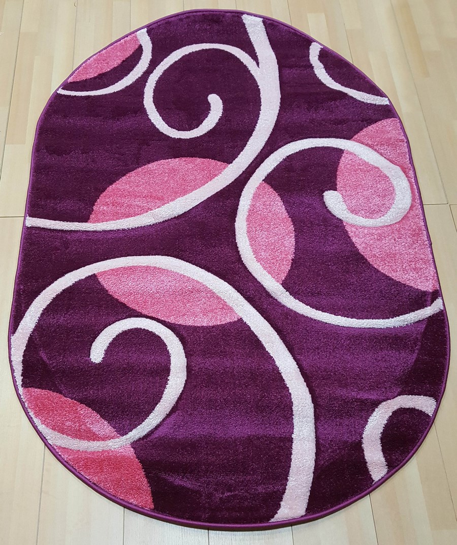 

Ковер FRUZAN 3517R овал малин 150x230