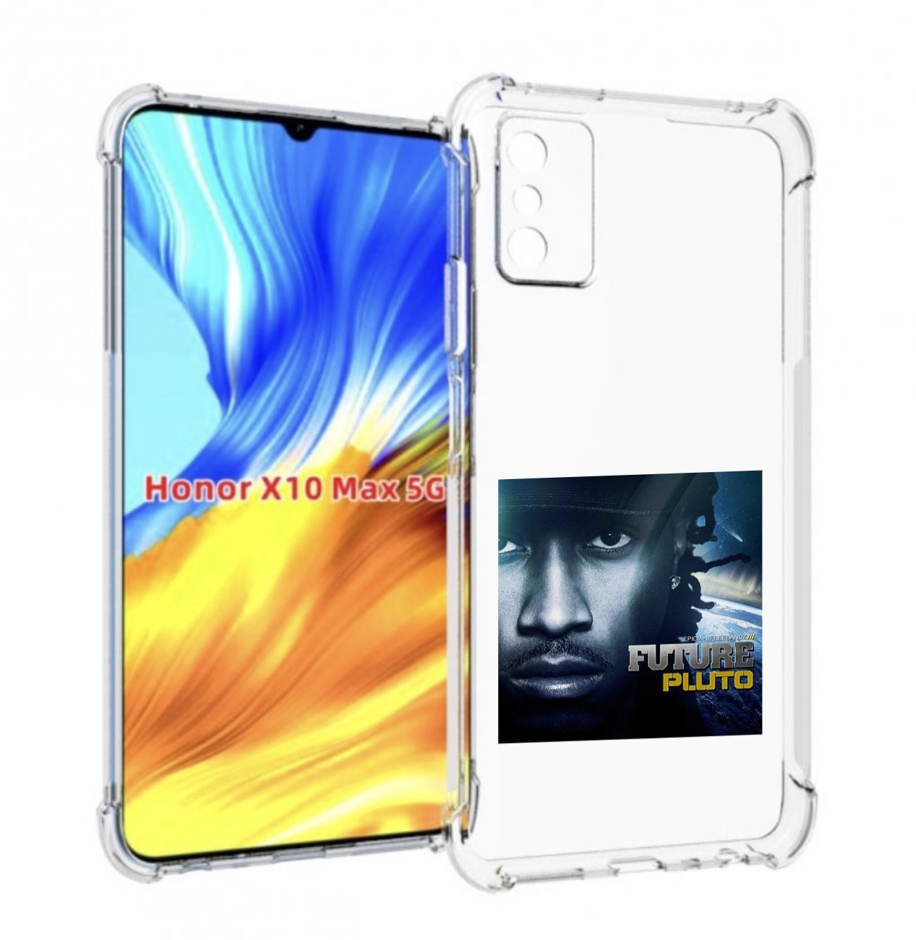 

Чехол Mypads Future - Pluto Для Honor X10 Max, Прозрачный, Tocco