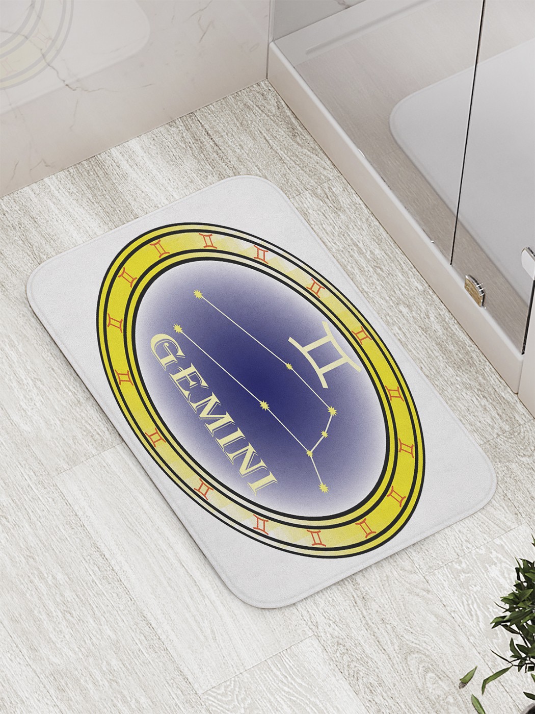 

Коврик противоскользящий для ванной, сауны, бассейна, 77х52 см bath_60336 JoyArty