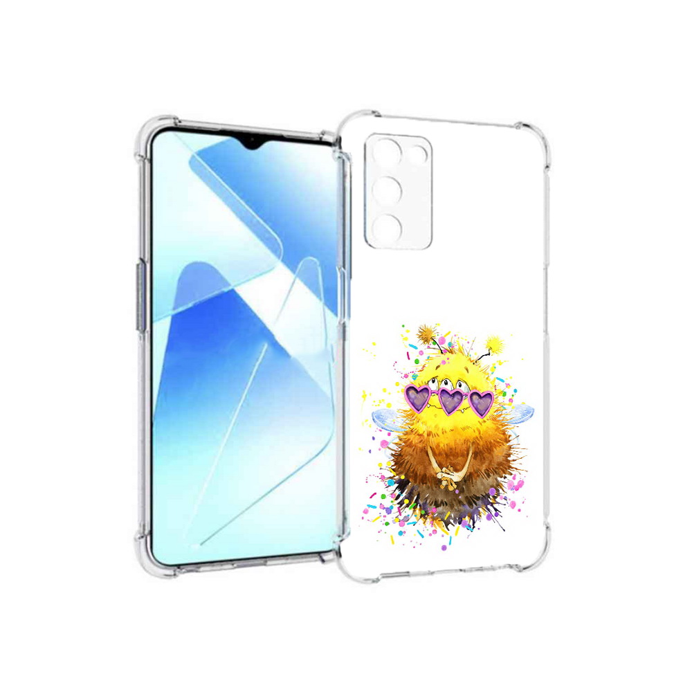

Чехол MyPads Tocco для Infinix Zero X Pro Пушитый шмель, Прозрачный, Tocco