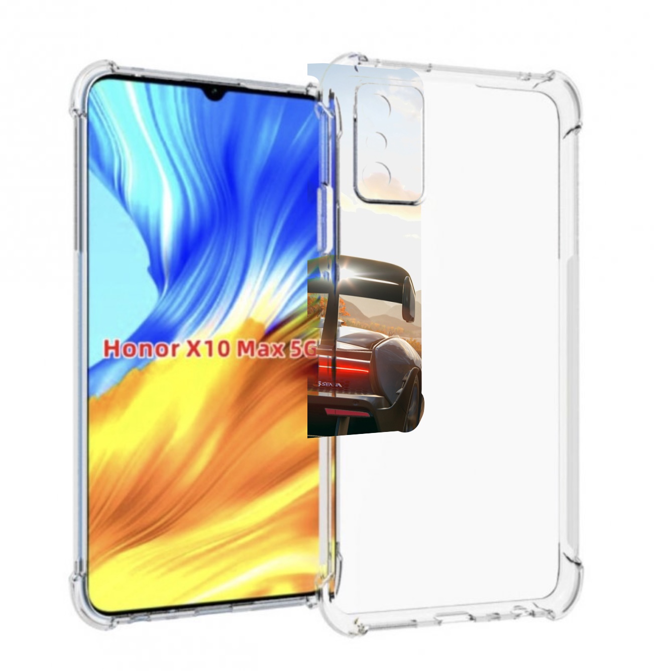 

Чехол Mypads Forza Horizon Для Honor X10 Max, Прозрачный, Tocco