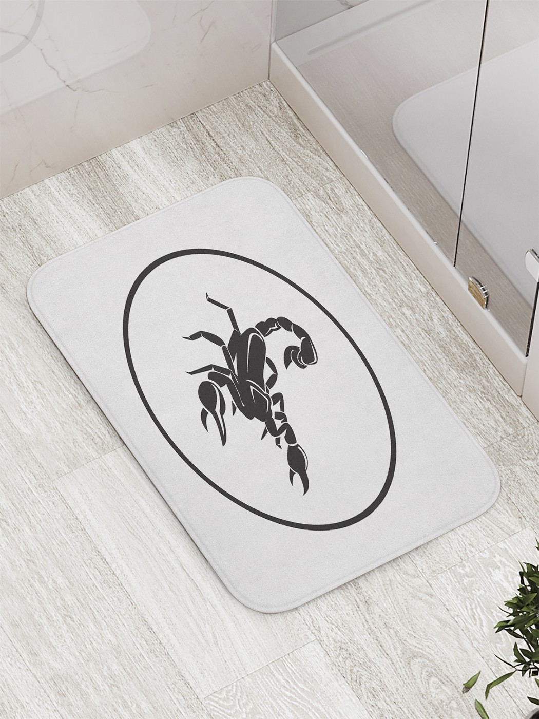 

Коврик противоскользящий для ванной, сауны, бассейна, 77х52 см bath_60296 JoyArty