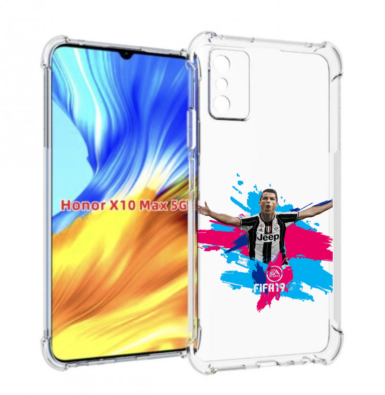 

Чехол MyPads Fifa-2019-2020-2021-2022 мужской для Honor X10 Max, Прозрачный, Tocco