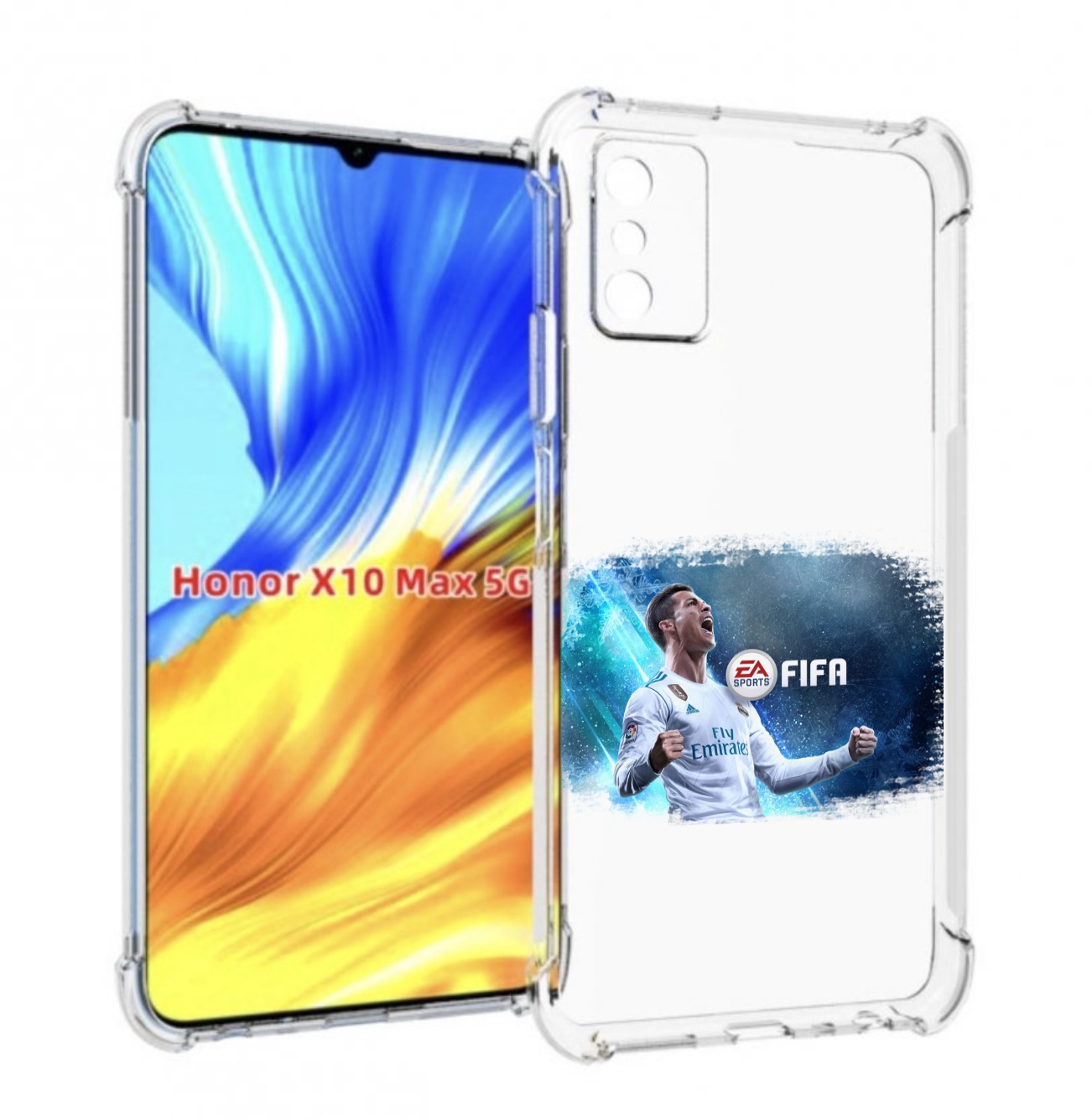 

Чехол MyPads FiFA логотип для Honor X10 Max, Прозрачный, Tocco