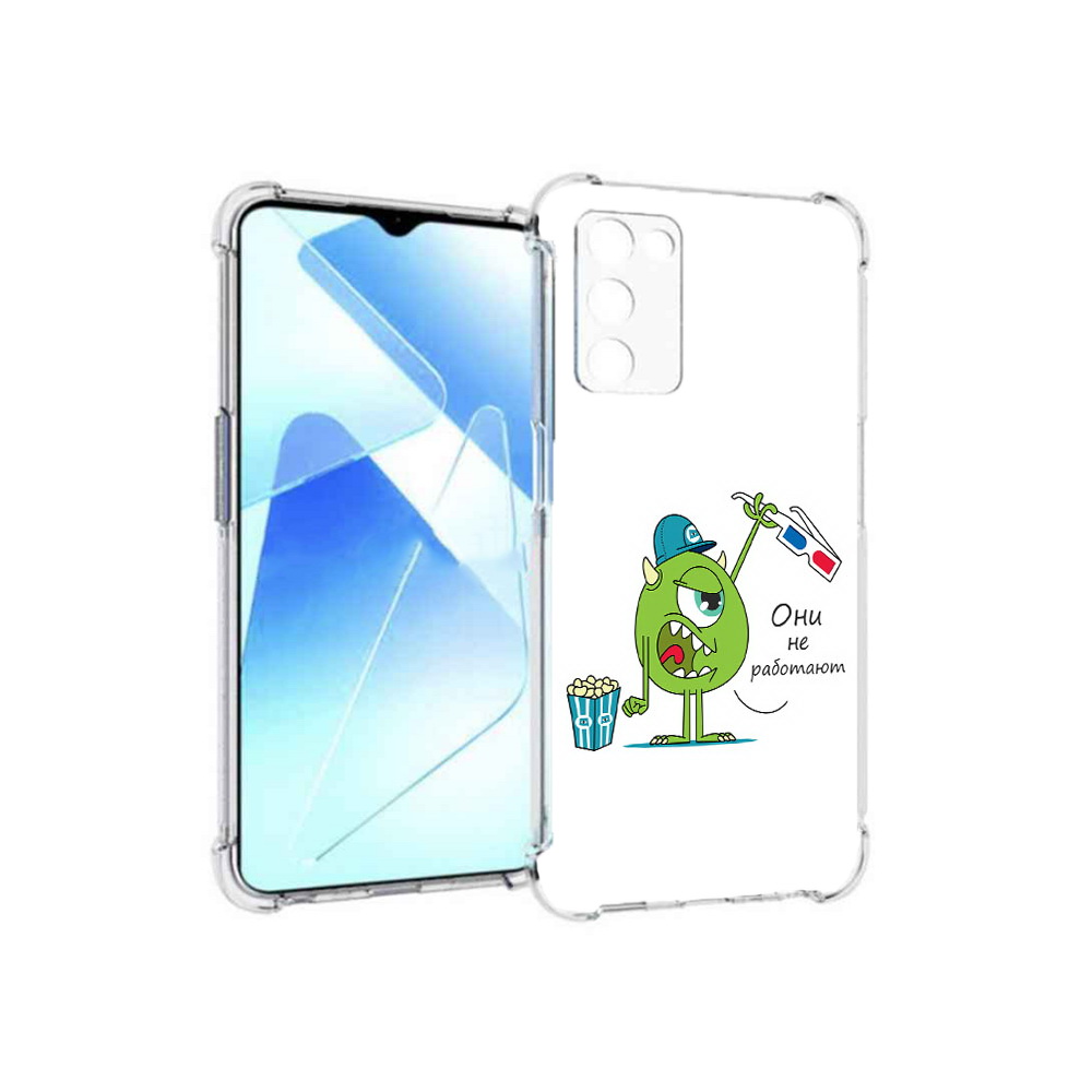 

Чехол MyPads Tocco для Infinix Zero X Pro Очки не работают, Прозрачный, Tocco